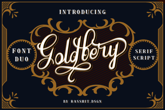 Goldbery Font Poster 1
