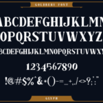 Goldbery Font Poster 2