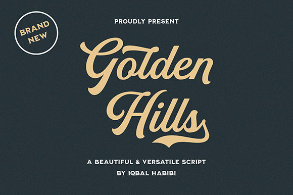Golden Hills Font