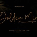 Golden Mind Font Poster 1