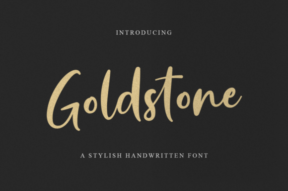 Goldstone Font Poster 1