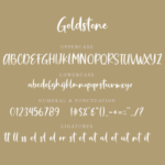 Goldstone Font Poster 7
