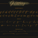 Goldstring Font Poster 15