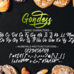 Gondess Font Poster 7