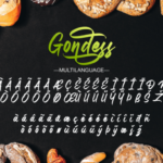 Gondess Font Poster 8