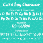 Good Boy Font Poster 8