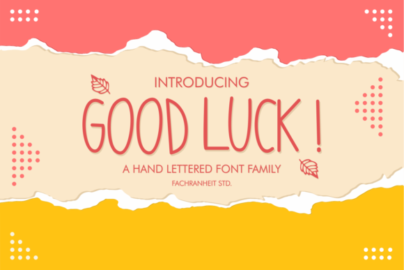 Good Luck! Font Poster 1