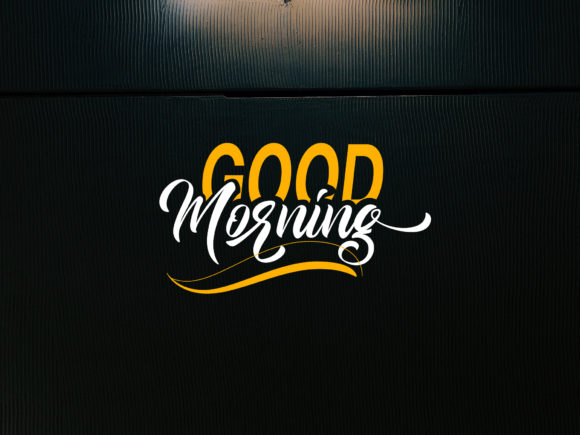 Good Morning Font