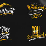 Good Morning Font Poster 2
