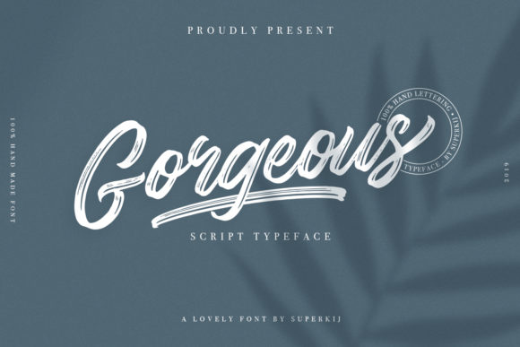 Gorgeous Font Poster 1