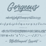 Gorgeous Font Poster 6