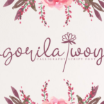 Gorila Woy Font Poster 1