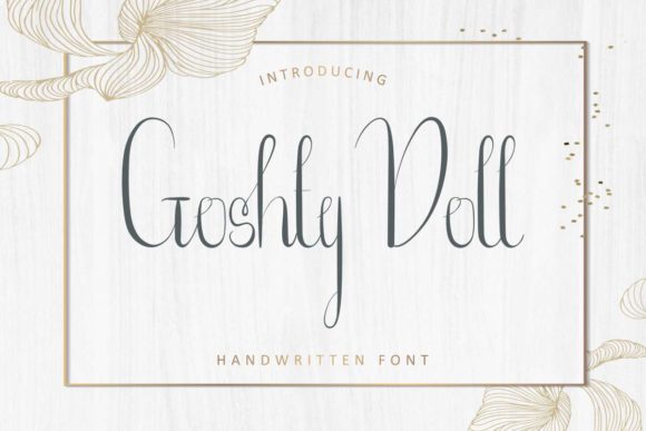 Goshty Doll Font Poster 1