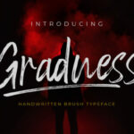 Gradness Font Poster 1