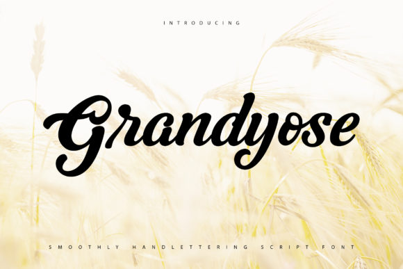 Grandiose Font Poster 1