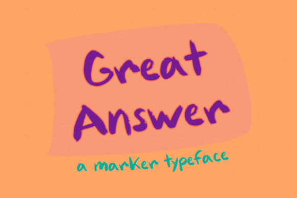 Great Answer Font