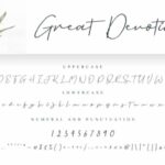 Great Devotion Font Poster 5