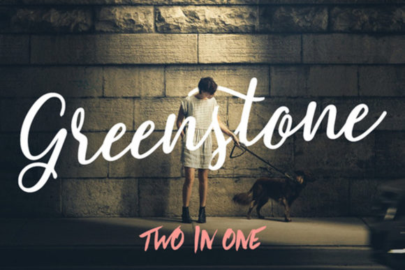 Greenstone Font Poster 1