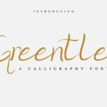 Greentler Font Poster 1