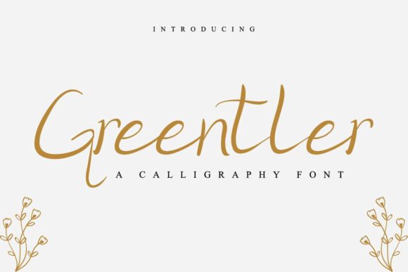 Greentler Font Poster 1