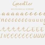 Greentler Font Poster 10