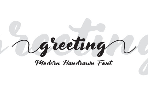 Greeting Font