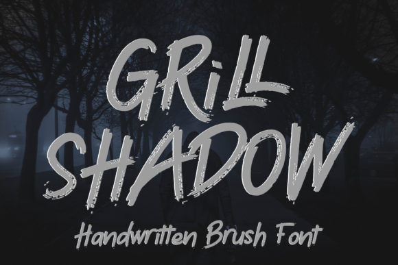 Grill Shadow Font Poster 1