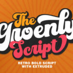 Groenly Script Font Poster 1