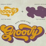 Groovy Font Poster 2