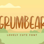 Grumbear Font Poster 1