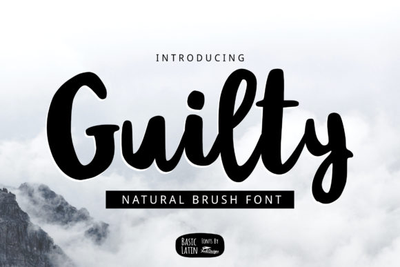 Guilty Font Poster 1