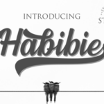 Habibie Font Poster 1