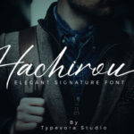 Hachirou Font Poster 1