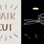 Hair Cut Font Poster 1