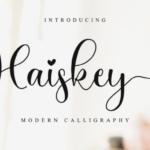 Haiskey Font Poster 1