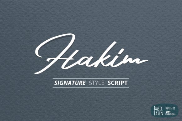 Hakim Font Poster 1