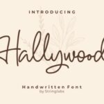 Hallywood Font Poster 1