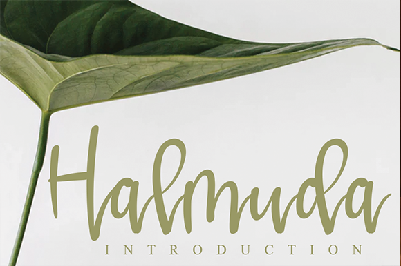 Halmuda Font Poster 1