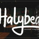 Halybed Font Poster 1