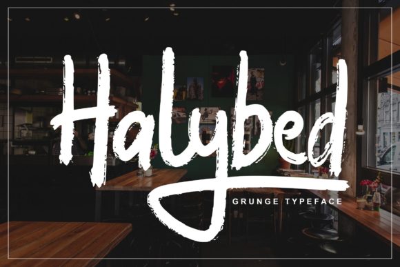 Halybed Font Poster 1