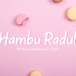 Hambu Radul Font Poster 1