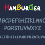 Hamburger Font Poster 3