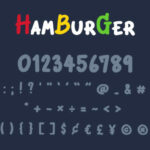 Hamburger Font Poster 4