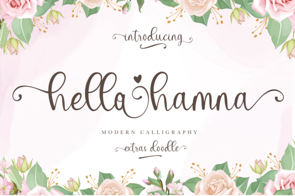 Hamnah Font Poster 1