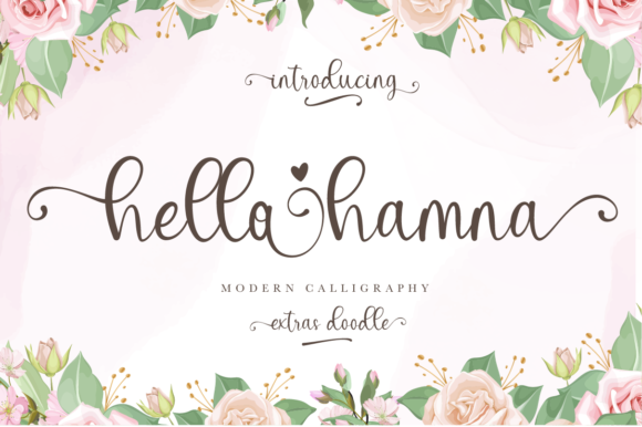 Hamnah Font Hamnah Font Poster 1