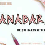 Hanabara Font Poster 1