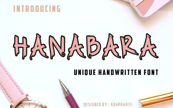 Hanabara Font Poster 1