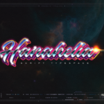 Hanahelia Font Poster 1