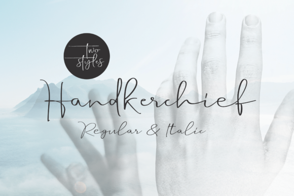 Handkerchief Font Poster 1