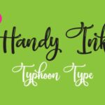 Handy Ink Font Poster 1